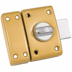 Coffre en acier de H 96 x l 61 mm avec pêne de 110 mm et gâche de H 96 x l 35 mm. Entraxes de fixation coffre H 70 x l 40 mm ...