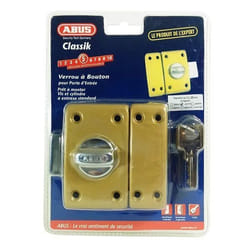 Verrou de sécurité de porte à bouton ABUS CLKCB40BC - Cylindre 40mm - Niveau de sécurité 5