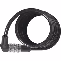 ABUS 3506C, Antivol, Noir, Combinaison à 3 chiffres, 1200 mm, 174 g, 6 mm