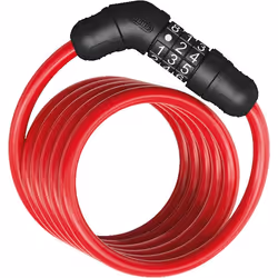 ABUS Star 4508C, Antivol, Noir, Rouge, Combinaison à 3 chiffres, 1500 mm, 260 g, 8 mm