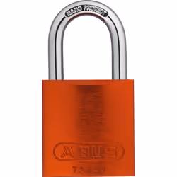 ABUS 72/40, Cadenas conventionnel, Verrouillage par clé, Orange, Aluminium, En forme de U, 3,9 cm