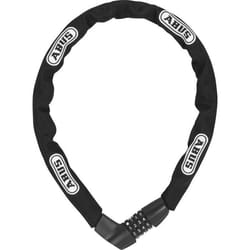 ABUS 48566 Antivol pour bicyclettes Noir, Blanc 850 mm Antivol à chaîne