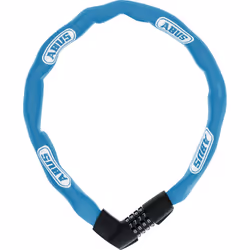 ABUS Tresor 1385, Antivol à chaîne, Bleu, Acier, Combinaison à 4 chiffres, 850 mm, 1,05 kg