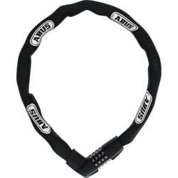 ABUS 48628 Antivol pour bicyclettes Noir, Blanc 1100 mm Antivol à chaîne