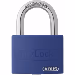 Cadenas ABUS ABVS50005 bleu avec serrure à clé