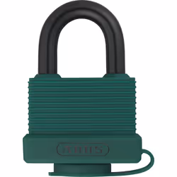 ABUS 70AL/45, Cadenas conventionnel, Verrouillage par clé, fermeture différente, Vert, Acier trempé, En forme de U