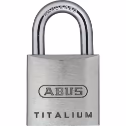 ABUS 64TI/20, Cadenas conventionnel, Verrouillage par clé, fermeture différente, Aluminium, Acier trempé, 2 cm