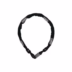 ABUS 0048266, Antivol à chaîne, Noir, Acier, Combinaison à 3 chiffres, CE, 600 mm