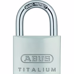 ABUS 64TI/40 Triples B/DFNLI, Cadenas conventionnel, Verrouillage par clé, fermeture différente, Argent, Aluminium, 4 cm