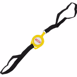 ABUS Memo Roll Up Cable Câble de rappel, noir-jaune pour Hommes