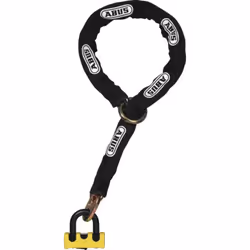 ABUS 58241, Antivol à chaîne, Noir, Jaune, Acier inoxydable, 1,7 cm, Clé, 41 mm