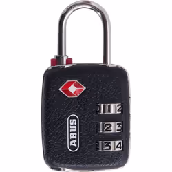 ABUS 146TSA/30, Cadenas conventionnel, Cadenas et combinaison, Noir, Plastique, En forme de U, 60 mm
