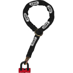 ABUS 59715 Antivol pour bicyclettes Noir, Rouge 1200 mm Antivol à chaîne