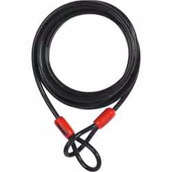 ABUS Cobra Câble en acier, noir, taille 300 cm pour Hommes