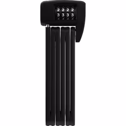 ABUS Bordo Lite 6055C/85 SH, Verrou pliable, Noir, Plastique, Acier, Combinaison à 4 chiffres, 850 mm