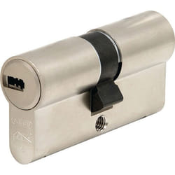 Cylindre double profilé - ABUS - EC660NP - 30/55 mm - Nickelé mat - Carte de sécurité