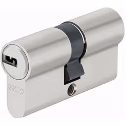 Abus - Cylindre EC-S 40x70 mm Nickelé Mat Varie Cylindre de sécurité débrayable de série avec 5 clés réversibles et une carte ...