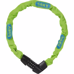 ABUS Tresor 1385, Schloss, Antivol à chaîne, Vert, Acier, Combinaison à 4 chiffres, 750 mm, 750 g