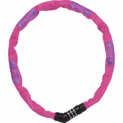 ABUS 4804C, Antivol à chaîne, Rose, Plastique, Acier, Synthétique, Acier
