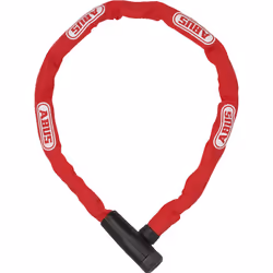 ABUS 72489, Verrouillage des roues, Rouge, Acier, Acier, Nylon, Acier