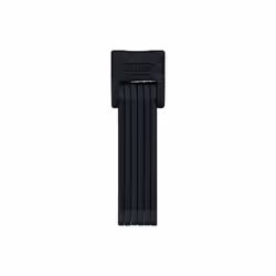 ABUS Bordo 6000/90, Verrou pliable, Noir, Silicone, Acier, Clé, CE