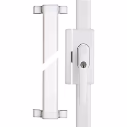 Verrou Supplémentaire Fenêtres - ABUS - FOS650 AL0145 - Acier - 3 Points de Verrouillage - Blanc