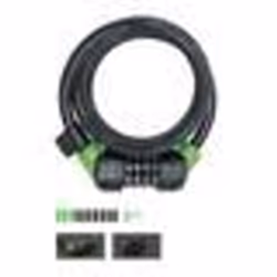 Antivol câble ABUS Citadel CC 180/10/C/B - noir/vert - Vélo loisir