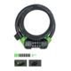 Antivol câble ABUS Citadel CC 180/10/C/B - noir/vert - Vélo loisir