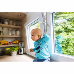 ABUS JC7100 Serrure de sécurité pour enfant Bloque-fenêtre pour enfants Blanc