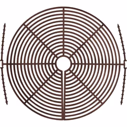 ABUS Blumentopfgitter, Bloque-placard, 2 pièce(s), Marron, Plastique, 300 mm, 300 mm