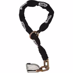 ABUS Granit Detecto XPlus 8008 12KS Black Loop Serrure de chaîne, noir, taille 120 cm pour Hommes