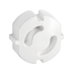 Abus - Lot de 6 caches-prises blanc
