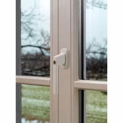 ABUS FG110 W SB Poignée de verrouillage de fenêtre Blanc