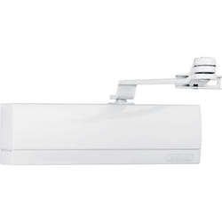Ferme porte Alu 85 kg max avec Capot Blanc Blister - TU