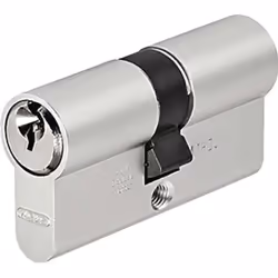 fonction d'urgence et de danger et clé profilée double cylindre profilé massif en aluminium spécial TITALIUM™ Accès avec clé ...