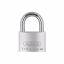 ABUS 64TI/60 KD, Cadenas conventionnel, Verrouillage par clé, fermeture différente, Aluminium, Aluminium, Acier trempé