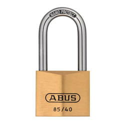 Abus - Cadenas cylindrique 85/40HB40 largeur du corps de verrou 40 mm verrouillage multipoints laiton