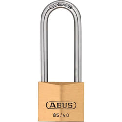 Abus - Cadenas cylindrique 85/40HB63 largeur du corps de verrou 40 mm verrouillage multipoints laiton