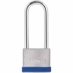 ABUS 5/50HB80 KD, Cadenas conventionnel, Verrouillage par clé, fermeture différente, Argent, Zinc, Acier trempé