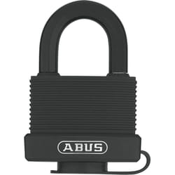 Abus - Cadenas, laiton, 70/50 Lock Tag, lot de 6, noir
