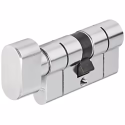 Cylindre de porte de Haute Sécurité profil Européen ABUS D6 à bouton. Cylindre de Haute Sécurité ABUS, anti-perçage et croche ...
