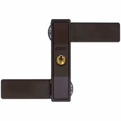 Renfort de fenêtre Abus 2530 pour menuiserie simple ou double battant. Modèle sans percer les ouvrants (fixation unique du ve ...