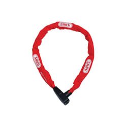 ABUS 5010781 Antivol pour bicyclettes Noir, Rouge 850 mm Antivol à chaîne