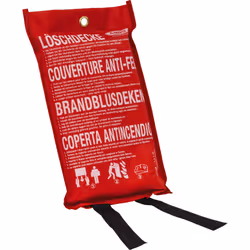 ABUS LD1118, 100 x 100 cm, Fibre de verre, Rouge, 1 pièce(s), DIN EN 1869:2001 by MPA Dresden, 950 g