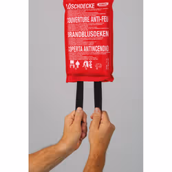 ABUS LD1118 couverture antifeu 100 x 100 cm Fibre de verre