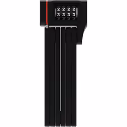 ABUS uGrip BORDO 5700 Combo, Verrou pliable, Noir, Acier, Combinaison à 4 chiffres, Clé, 800 mm, 830 g