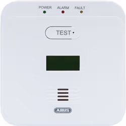 ABUS COWM510, Monoxyde de carbone (CO), EN50291-1:2010+A1:2012, Alcaline, 1,5 V, -20 - 50 °C