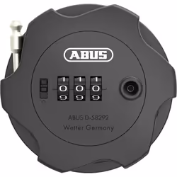 ABUS Combiflex Adventure, Antivol, Noir, Acier, Acier, Combinaison à 3 chiffres, 750 mm