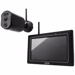 ABUS EasyLook BasicSet PPDF17000 radio-Set pour caméra de surveillance 4 canaux avec 1 caméra 2304 x 1296 pixels 2.4 GH