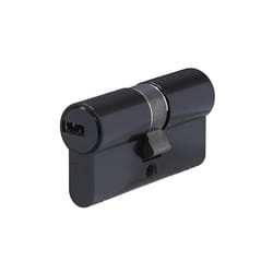 Abus - cylindre PROFILé D6XBL 35/40 avec carte de code et 5 CLéS - 96808 - noir 968082